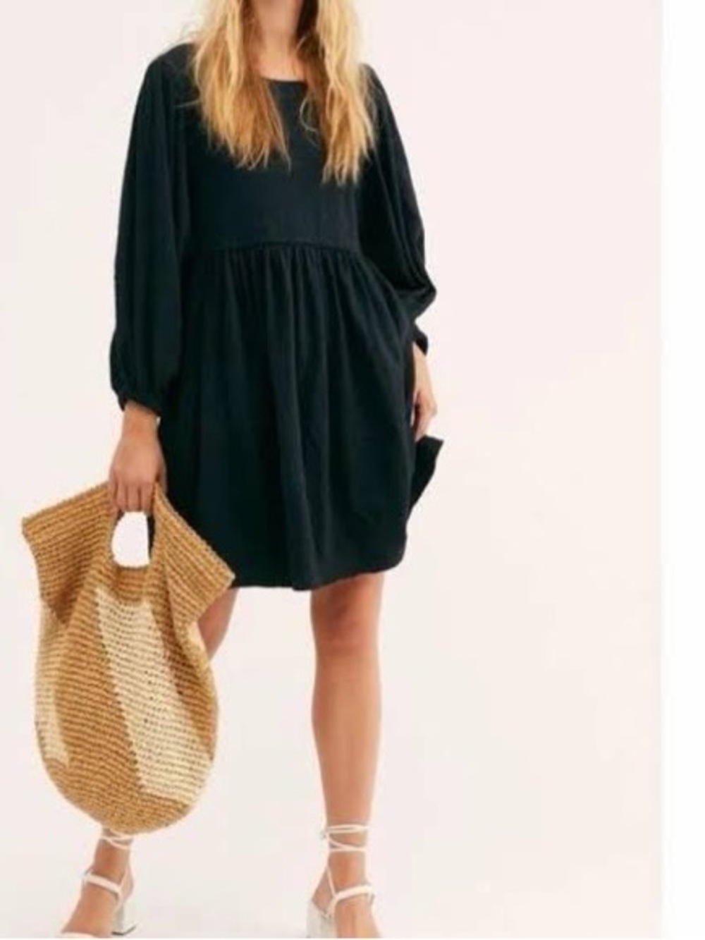 Free People Get Obsessed Black Dress